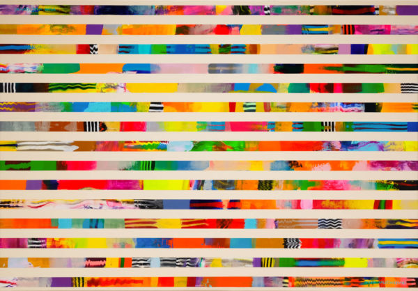 Parallel Universes, 150 x 215 cm, acrylic colors on canvas, 2018, Vuk Vuckovic