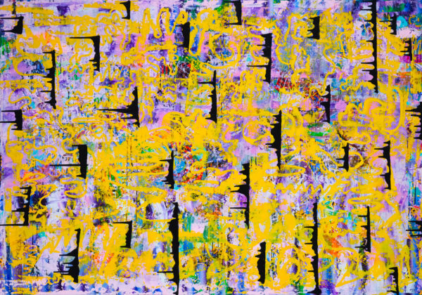 Virgo, 150 x 215 cm, acrylic colors on canvas, 2019, Vuk Vuckovic