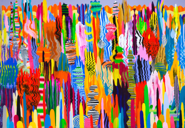 Lovejoy 2, 150x215cm, acrylic colors on canvas, 2019, Vuk Vuckovic
